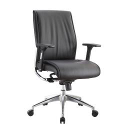 Leather Mid-Back Office Chair - Alto