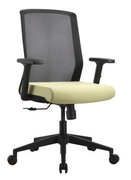 Mesh Back Task Chair with Green Seat Cover - Concetto Series