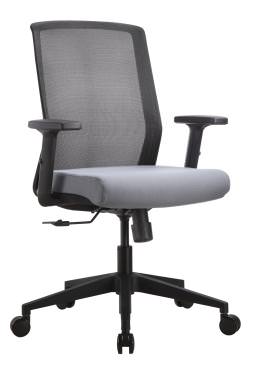 Mesh Back Task Chair with Gray Seat Cover - Concetto
