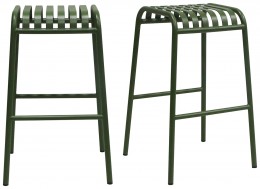 Modern Metal Stool - Set of 2