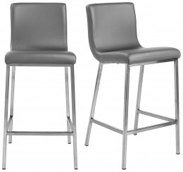 Modern Minimalist Counter Stool - Set of 2