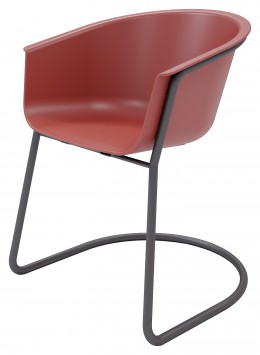 Minimalist Leather Guest Chair