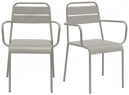 Modern Outdoor Chair - Set of 2