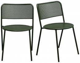 Modern Industrial Side Chair - Set of 2