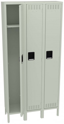 Tall Triple Lockers with Legs