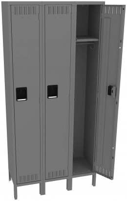 Tall Triple Lockers with Legs