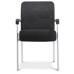 Mesh Back Guest Chair with Arms - Zuri