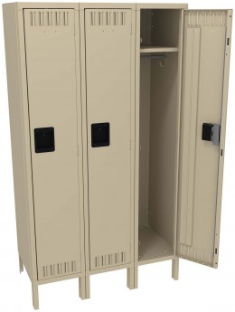 Wide Triple Lockers with Legs