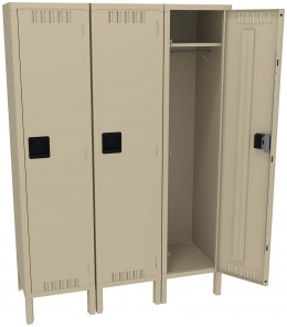 Wide Triple Lockers with Legs
