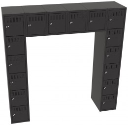Six Box Lockers 