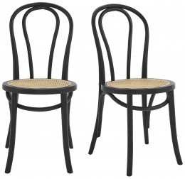 European Bistro Rattan Chair - Set of 2 