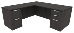 L Shaped Desk with Drawers