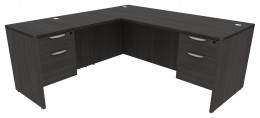 L Shaped Desk with Drawers