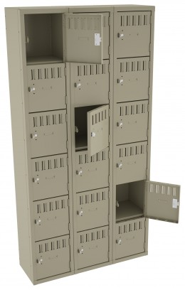 Eighteen Box Lockers