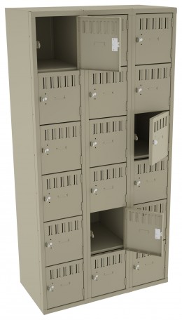 Eighteen Box Lockers 