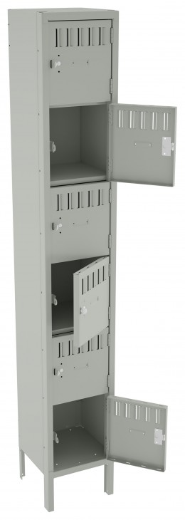 Six Box Lockers with Legs