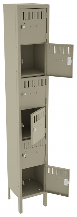 Six Box Lockers with Legs