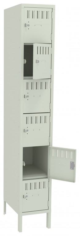 Six Box Lockers with Legs