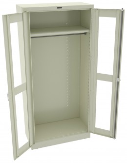 Wardrobe Cabinet with See Through Doors