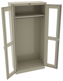 Wardrobe Cabinet with See Through Doors