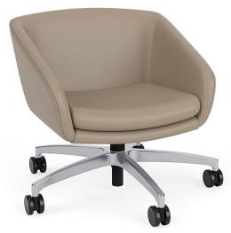 Vinyl Conference Room Swivel Chair