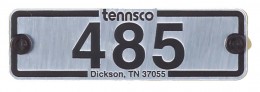 Locker Number Plate