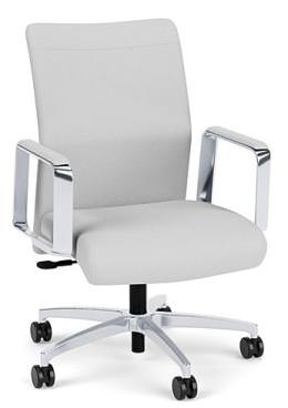 Leather Mid Back Conference Room Chair