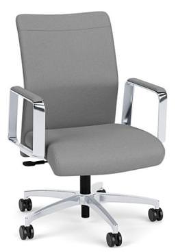 Leather Mid Back Conference Room Chair