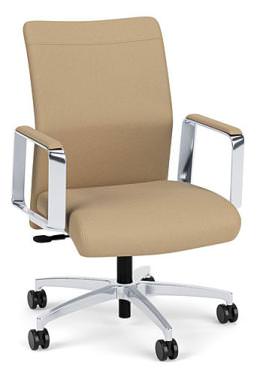 Leather Mid Back Conference Room Chair