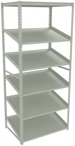 Sloped Metal Shelving