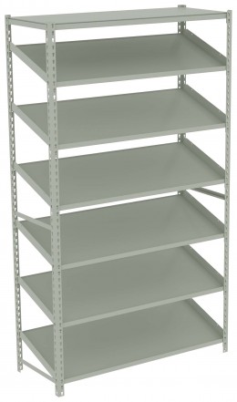 Sloped Metal Shelving