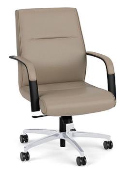 Vinyl Mid Back Conference Room Chair - Dyce Series