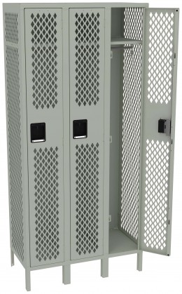 Three Gym Lockers with Legs