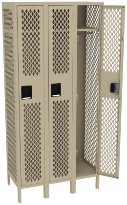 Three Gym Lockers with Legs