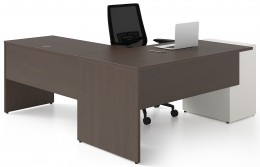 L Shaped Desk with Drawers