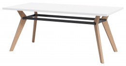 Mid-Century Pedestal Round Table 