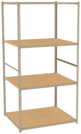 Low-Profile Retail Shelving