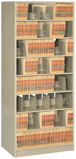 8-Tier Tall Double-Sided File Shelving