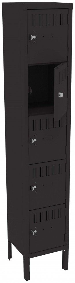 Five Box Lockers with Legs