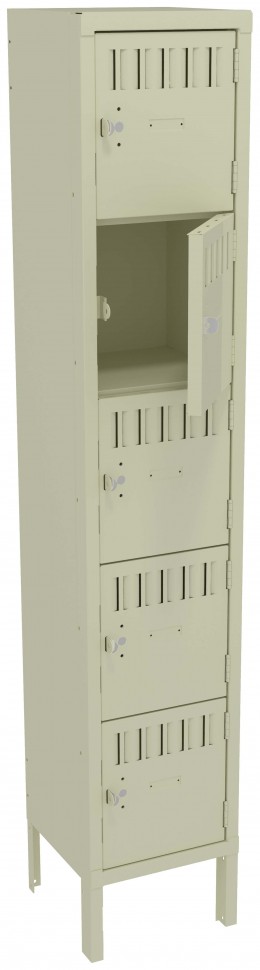 Five Box Lockers with Legs