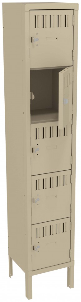 Five Box Lockers with Legs