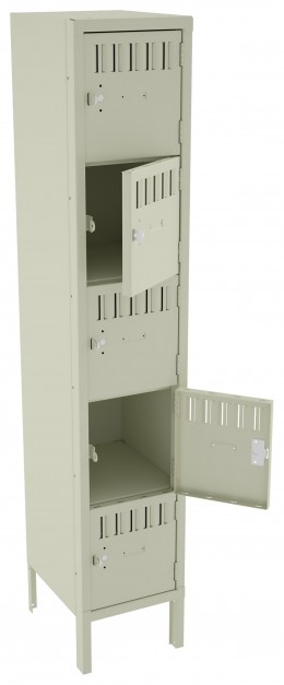 Five Box Lockers with Legs