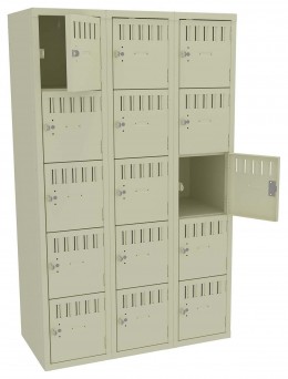 Fifteen Box Lockers