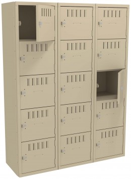 Fifteen Box Lockers