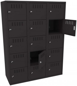 Fifteen Box Lockers