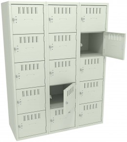 Fifteen Box Lockers
