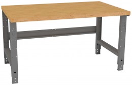 Wood Height Adjustable Workbench