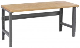 Wood Height Adjustable Workbench