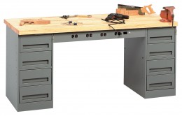 Electronic Workbench with Storage