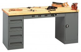 Electronic Workbench with Storage